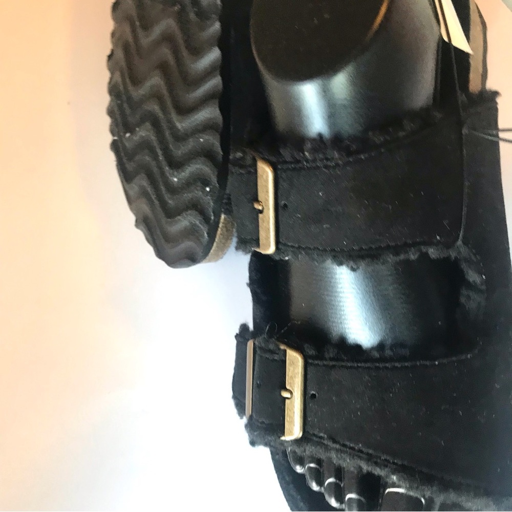 🌂💃🏾GAP Black Women's Sz 8 Clog / Mules | Buckle Slid-Slip On NWT - Picture 2 of 10
